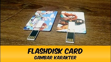 PRINT FLASHDISK CARD PENUH WARNA SESUAI KARAKTER MU #EdukasiPrimaGraphia