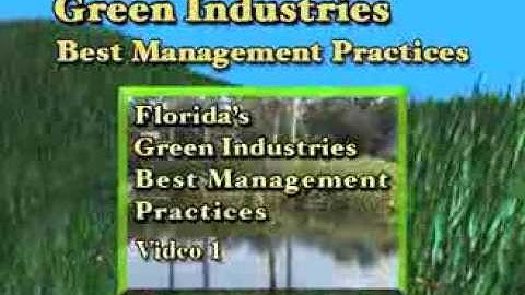 Green Industries Best Management Practices: An Introduction
