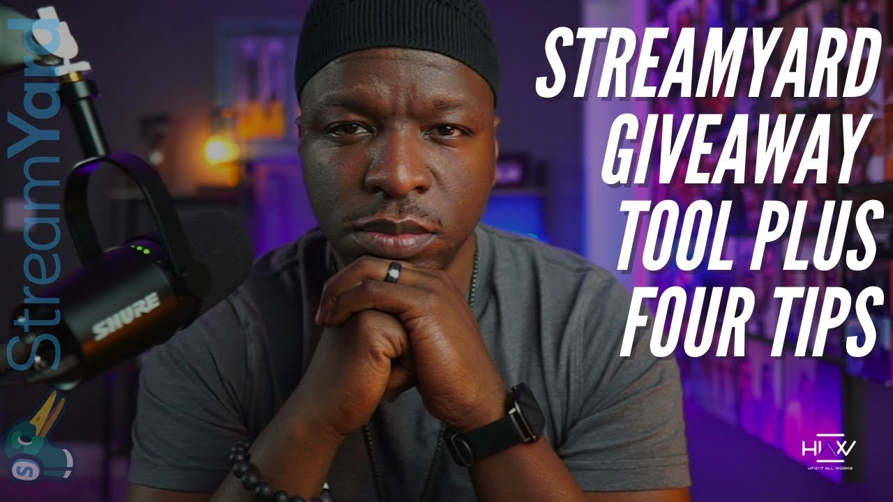 STREAMYARD GIVEAWAY TOOL PLUS FOUR TIPS | What you need to know to use this Tool in your Live Stream