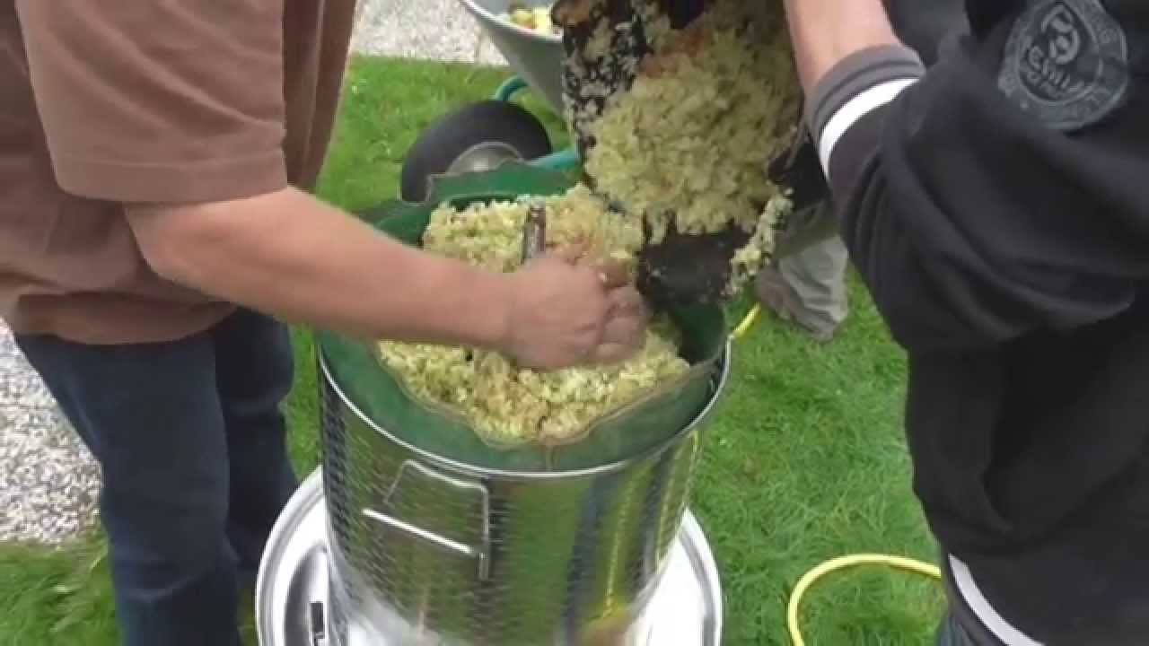 Apfelsaft-Herstellung mit LANCMAN Hydropresse