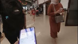 Stasiun Pasar Turi Surabaya dari pintu masuk samai ruang tunggu keberangkatan