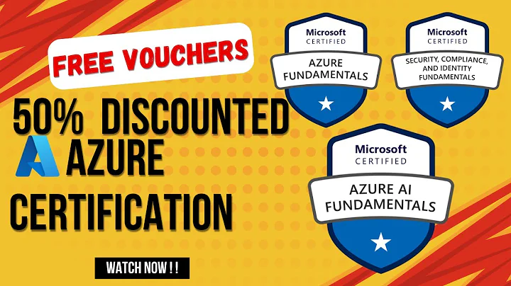 🔥 Azure Certification Discount Vouchers 2025 – Get 50% Off on AZ-900, SC-900, AI-900!