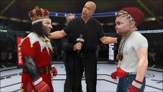 Hasbulla vs. Lord Farquaad - EA Sports UFC 4 - Crazy UFC 👊🤪