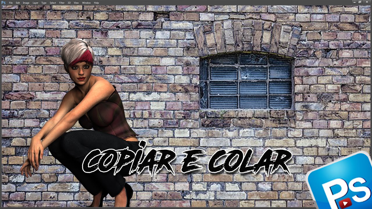 Como Copiar E Colar Uma Imagem No Photoshop