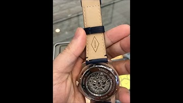 Đồng Hồ Fossil Me3054 automatic lộ cơ hấp dẫn mọi đấng mày râu