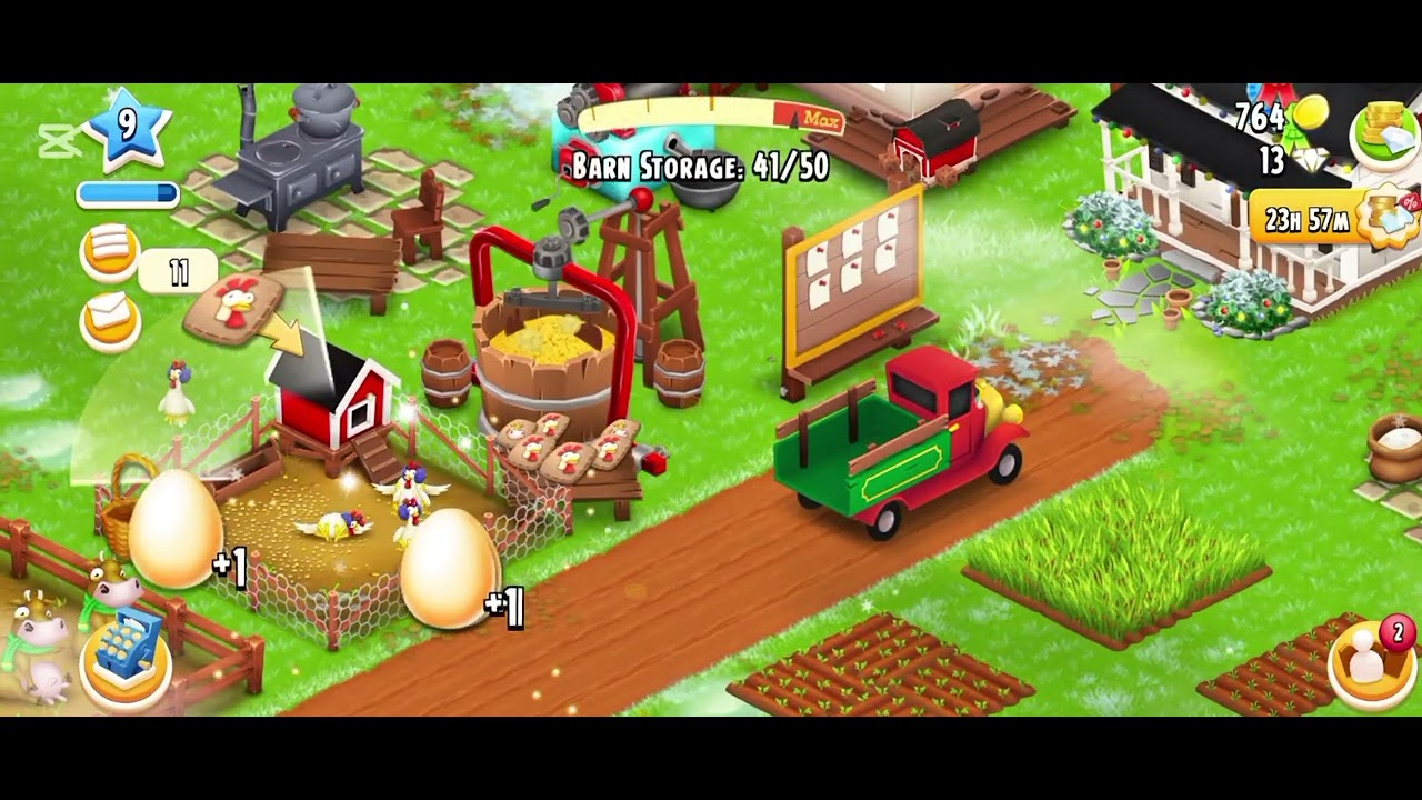 Hay Day farming 🤠 level:-(09) pate:-(06)