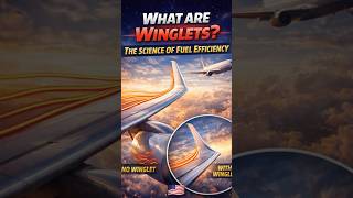 What are Winglets? ✈️ The Science of Fuel Efficiency #shorts