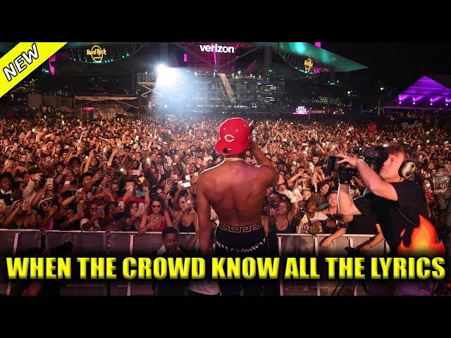 WHEN A LIT CROWD KNOW ALL THE LYRICS PART 3 class=