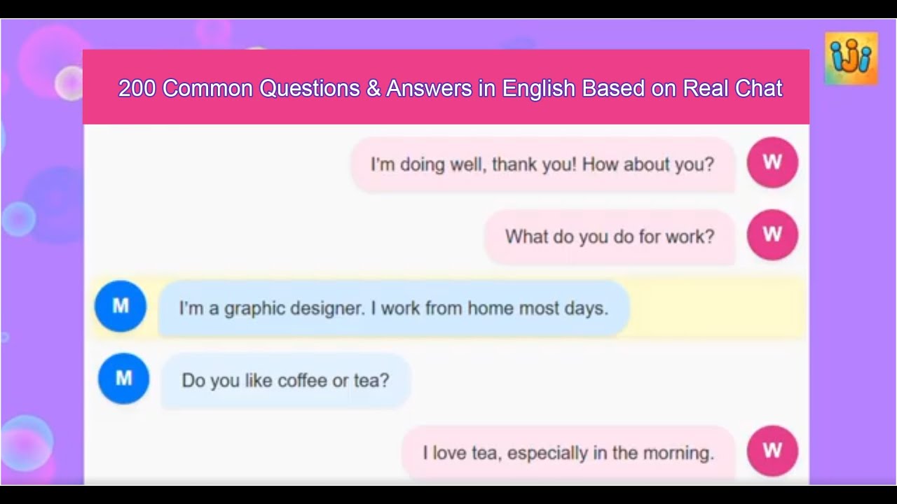 English Speaking Practice | 200 Common Questions & Answers | Based on ...