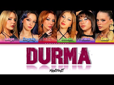 Manifest Durma Sözleri Renk Kodlu Şarkı Sözleri