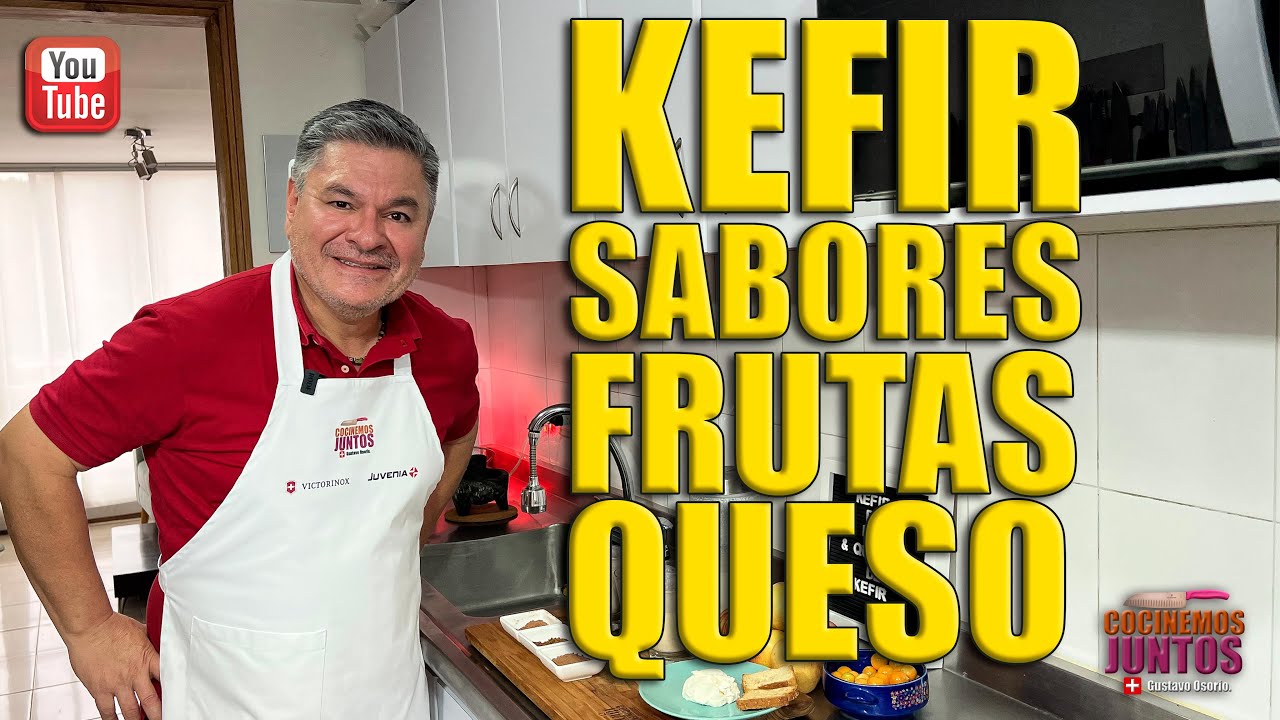 El secreto para no enfermarte,  KEFIR saborizado y queso de KEFIR 💯😁