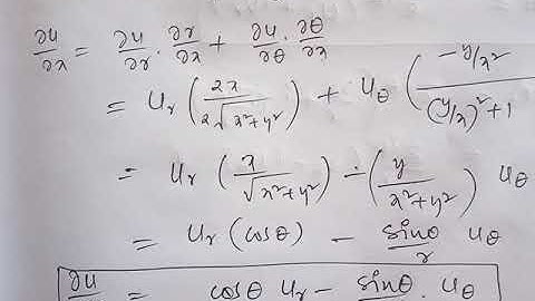 Proof: Polar Form of Cauchy Riemann equations-10