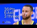 Stephen Curry 36 Pts, 6 Asts, 3 Threes vs Jazz | FULL Highlights