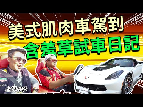 【老爹出任務】當買菜車不行嗎？ 美式肌肉Corvette C7 Z06讓草爺哭(嚎)了...Ft.含羞草