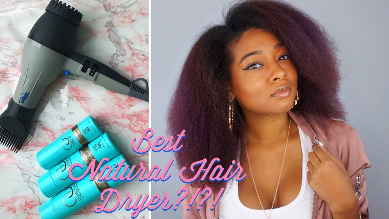 Safe Easy Natural Hair Blowout Best Blowdryer Heat