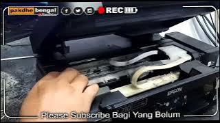 Cara Menangani Printer Epson L210 Rumah Head Tidak Gerak Tombol Kertas Dan Power Kedip Kedip