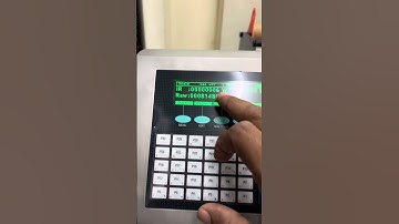 How to calibrate ESSAE 810 PR bill printing scale