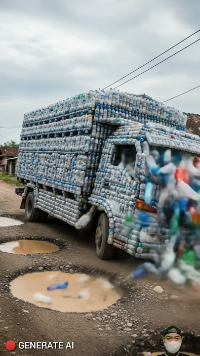 Truk Botol Daur Ulang Gagal Menaklukkan Jalanan!