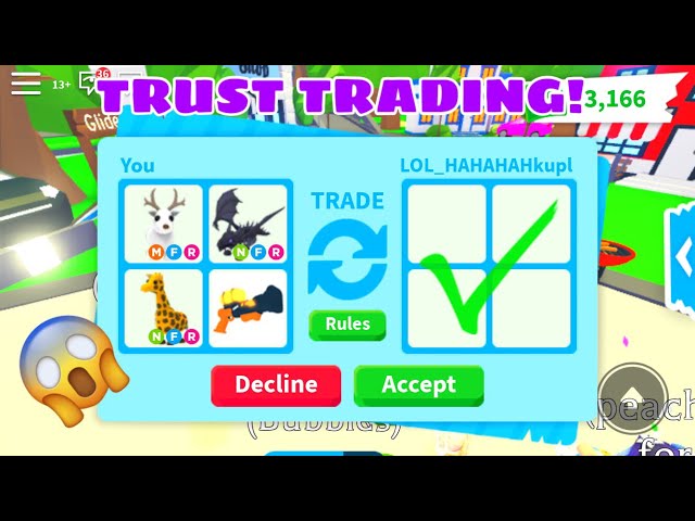 Calculus on X: #AdoptMe traders find the most random place to trade 😂 I  searched for like 10 minutes to find them! They should probably do a  dedicated trading area for trading…