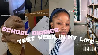 SCHOOL DIARIES: TEST WEEK IN MY LIFE | South African Youtuber