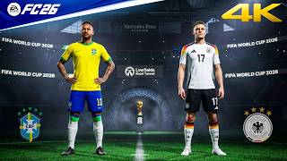 FIFA 26 - Brazil vs. Germany - FIFA World Cup 2026 Full Match | PC™ Gameplay [4K60]