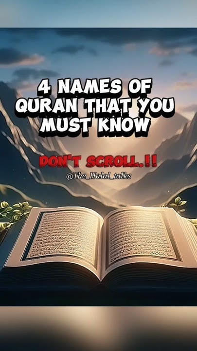4-names-of-quran-that-you-must-know-youtubeshorts-shortsfeed