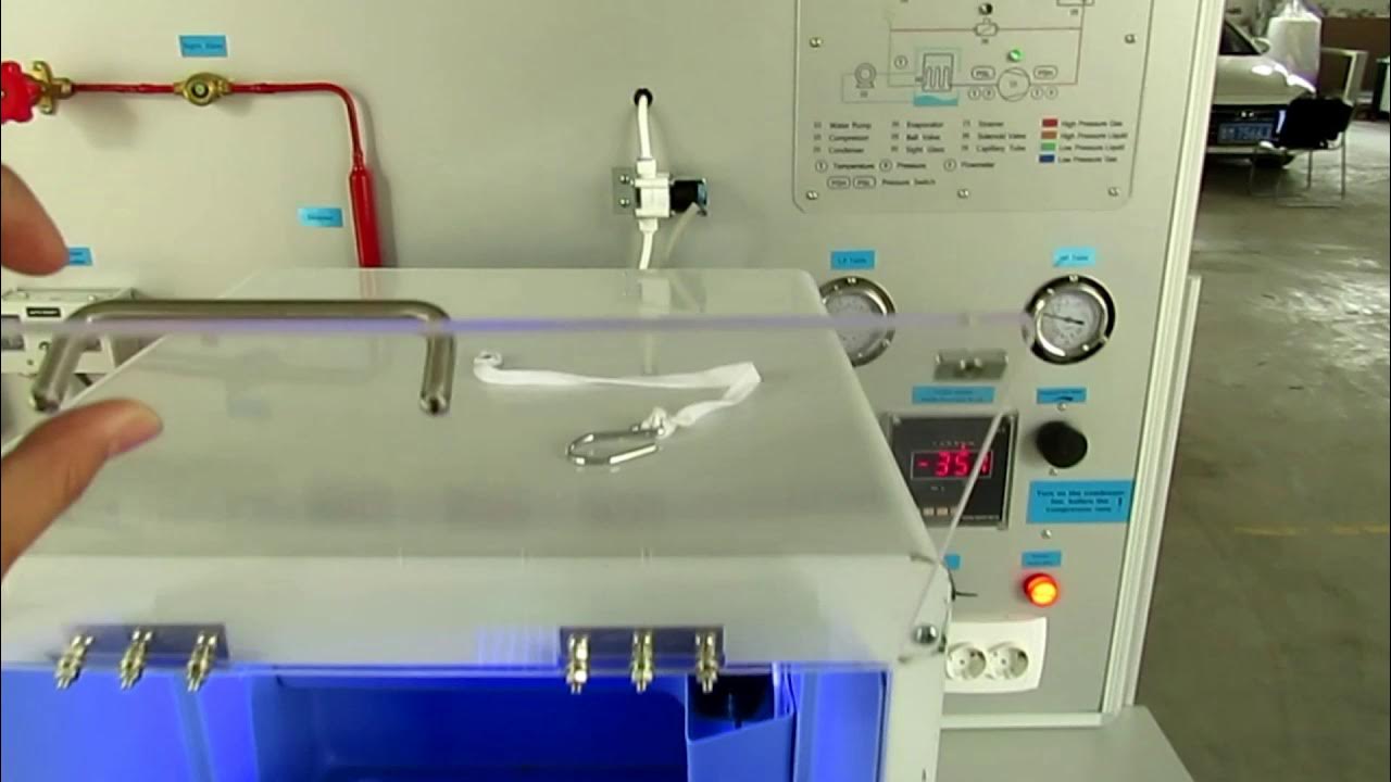ZM6122 Ice Maker Trainer Vocational Education Training Equipment YouTube