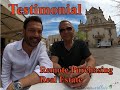 Testimonial,  Remote Purchasing Real Estate; Galatina in Salento  Italy