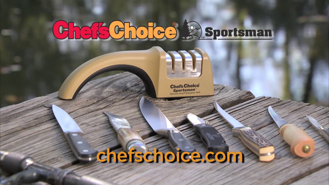 Manual Knife Sharpener for Fishing & Hunting I Shop Chef'sChoice Model 4635  - Chef's Choice by EdgeCraft