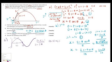 A level revision session 3 year 2 mechanics projectiles