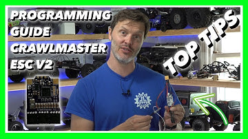 How to program your new Crawlmaster ESC V2 *Step by Step* best guide for best results Holmes Hobbies