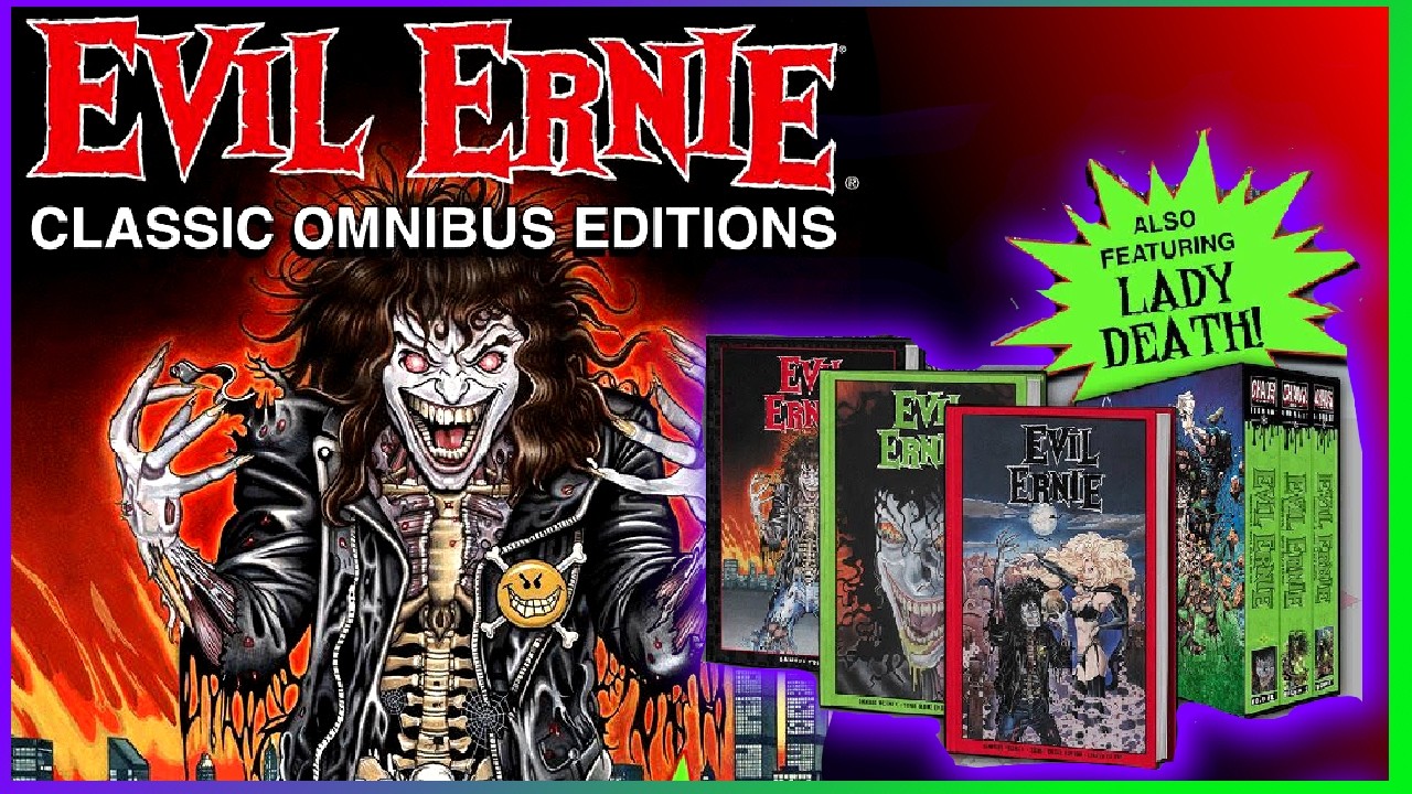 HE's HERE! FIRST LOOK at the Evil Ernie omnibus EDITIONS ! CHAOS