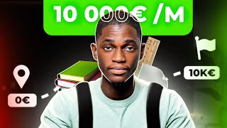 Je fais +10.000€/mois étant à l'université, copie mon plan