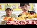 Probando Comida Callejera Más Popular en Corea del Norte - Arroz con Tofu y Naengmyeon,etc