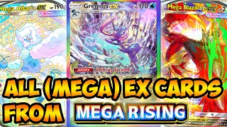 ALL Mega &amp; Ex Cards in MEGA RISING (B1) | Pokemon TCG Pocket