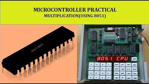 MICROCONTROLLER PRACTICAL || 8 BIT DIVISION USING 8051 MICROCONTROLLER
