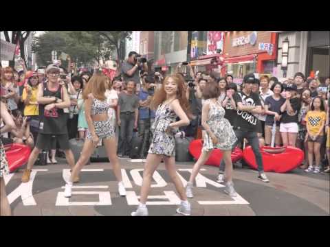 MIRRORED DANCE LADIES CODE KISS KISS