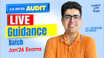 TARGET 60+ | CA Inter Audit Jan