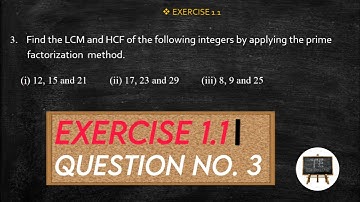 Exercise 1.1 I Question 3 I Class 10th math #realnumbers