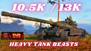 : HEAVY TANK BEASTS: Obj. 277 (10.5K) & T110E5 (13K) Damage | WoT Domination Replay