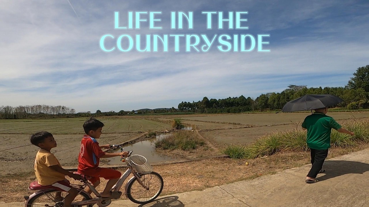 A walk in the countryside in Dong Nai, Vietnam.