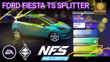 NFS No Limits | Ford Fiesta TS Splatter | Ultimate Customization & Racing @mrbhgaming