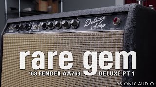 Rare Gem | '63 Fender AA763 Deluxe Pt 1 | Initial Inspection