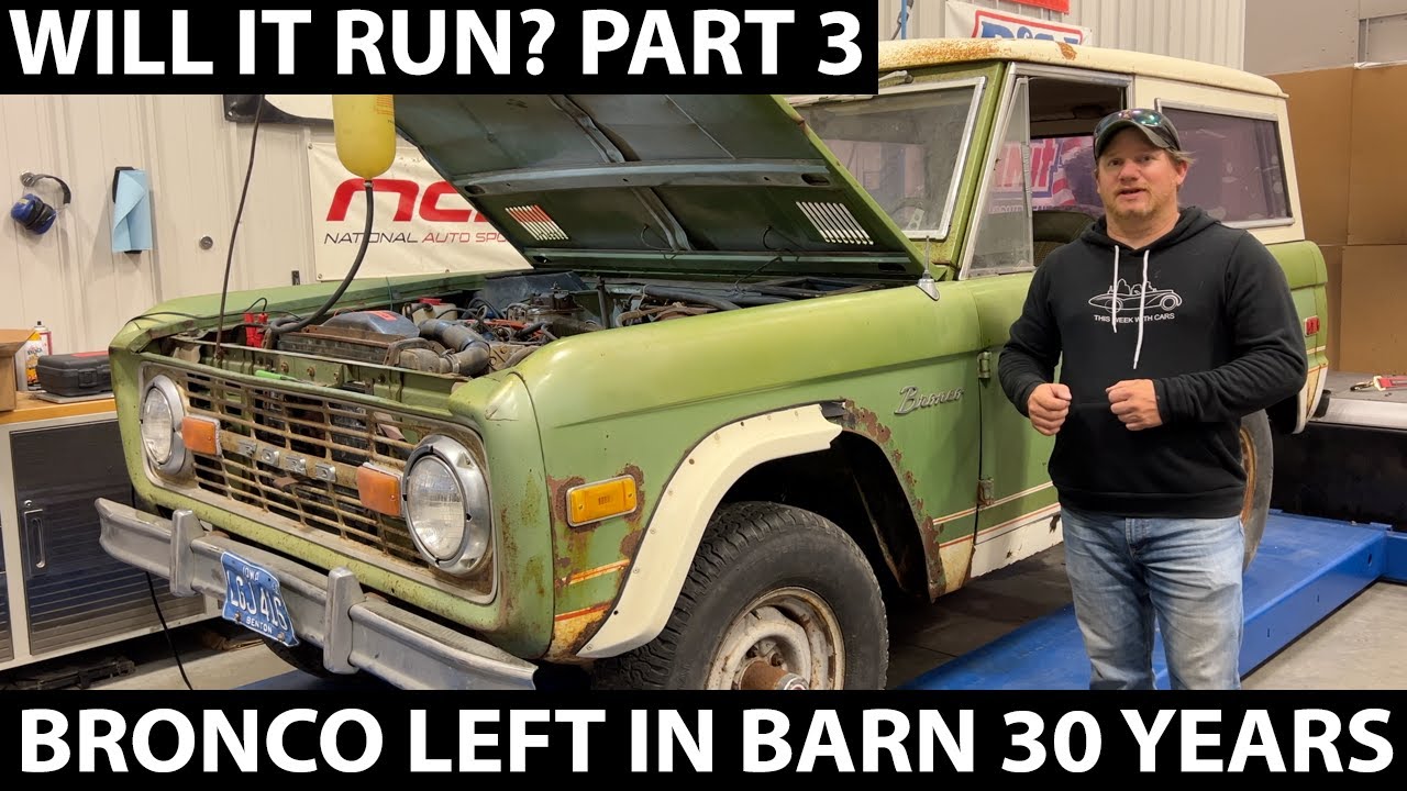 1976 Ford Bronco Sport Parked for 30 Years - Part 3 - YouTube