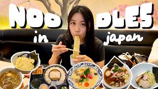 i went to JAPAN for my NOODLE BUSINESS! 🍜 noodle research, lots of ramen & viral flat udon 🍥