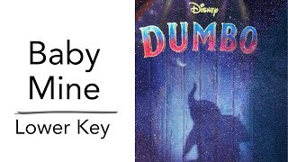 Video voorbeeld van "Baby Mine - From Disney's Dumbo (Piano Instrumental Karaoke Track) [Lower Key]"