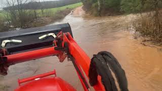 3/24/23 flooded creeks/the way is shut! by Ozarks Homestead and Farm 598 views 1 year ago 4 minutes, 41 seconds