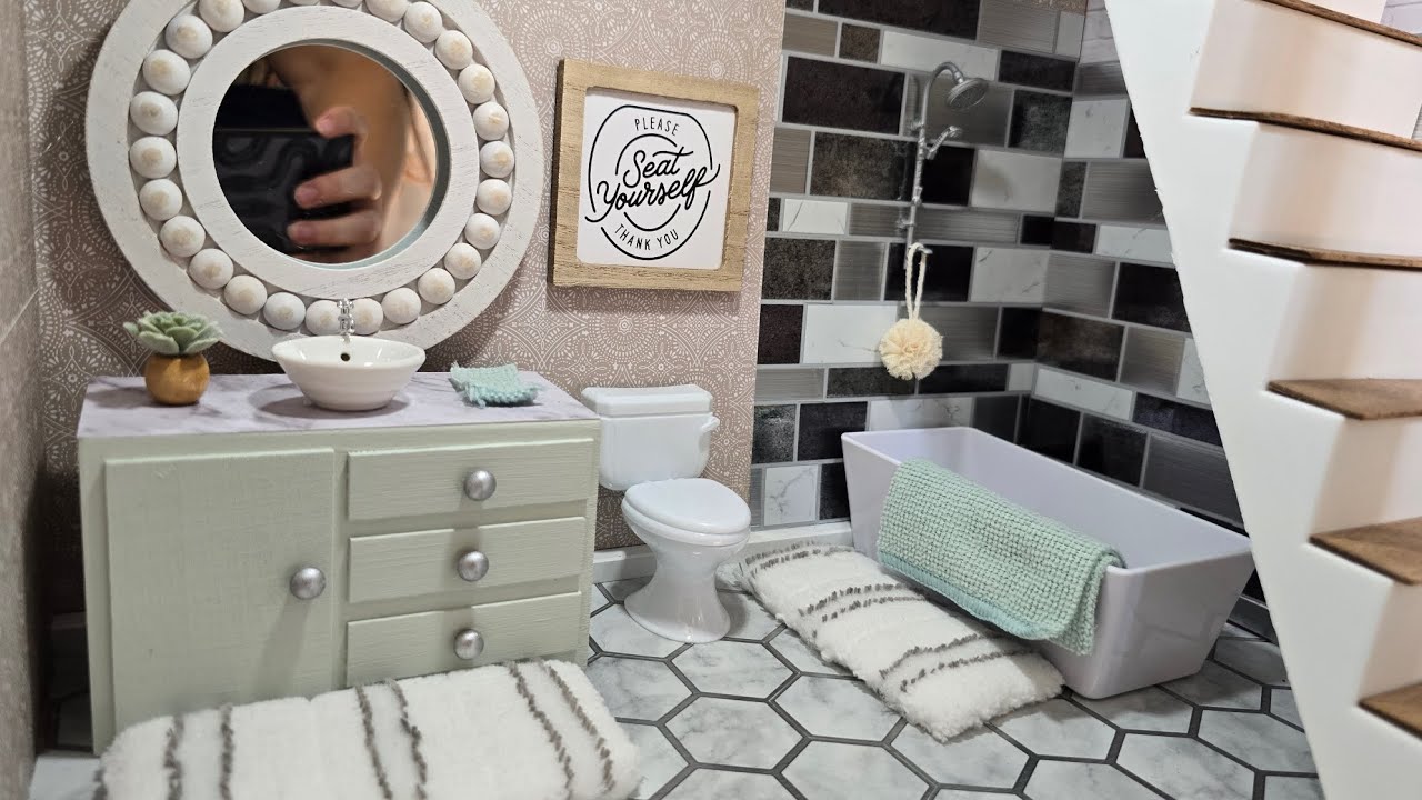 Farmhouse Dollhouse Makeover: Full House Tour