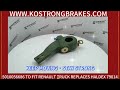 KOSTRONG AUTOPARTS AUTOMATIC SLACK ADJUSTER 5010056686​ TO FIT RENAULT TRUCK REPLACES HALDEX 79014