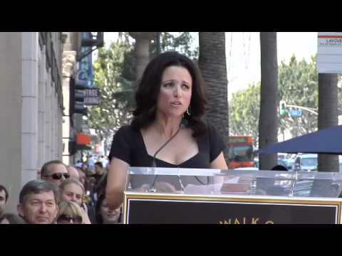 Julia Louis-Dreyfus Hollywood Walk of Fame star Ceremony